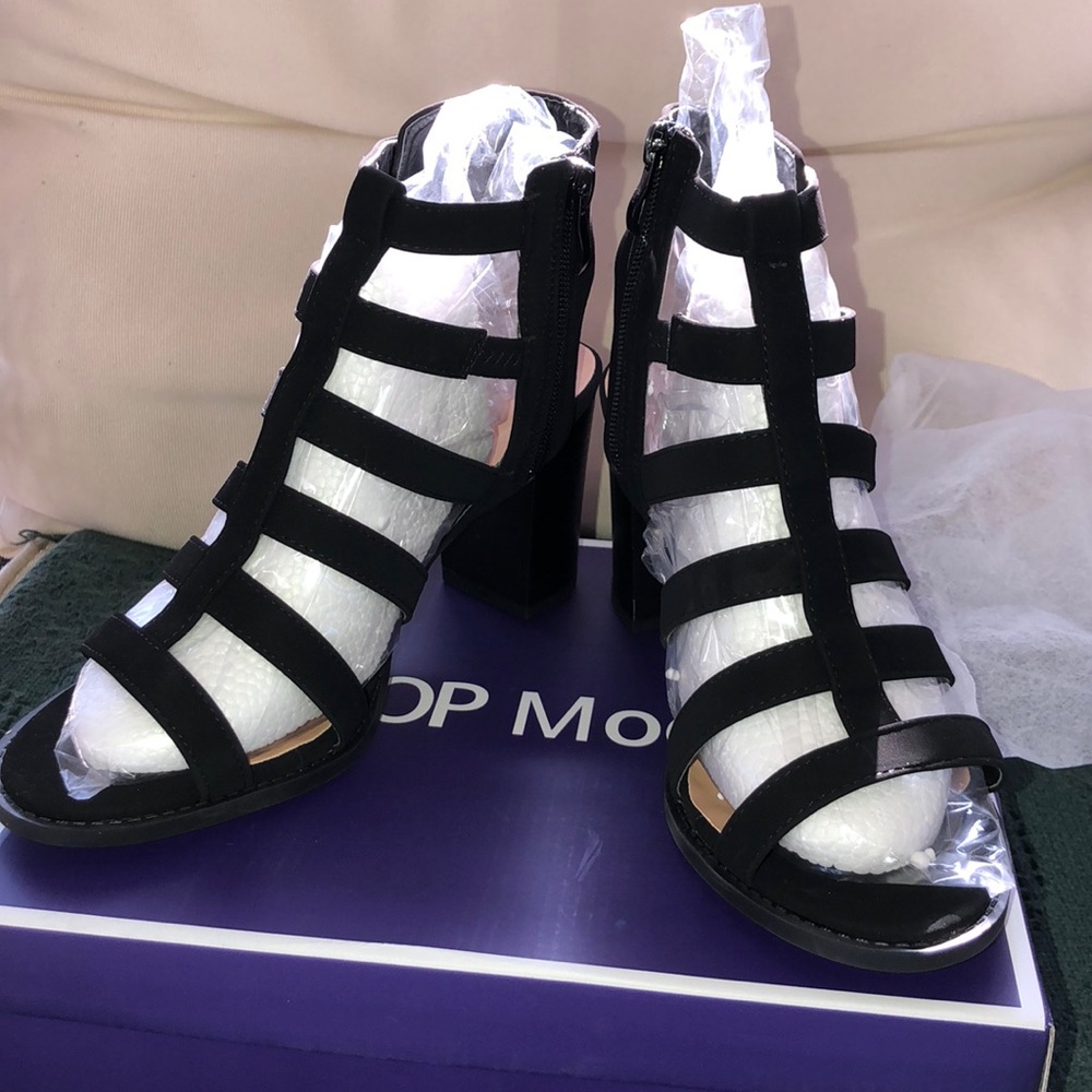 Top Moda Black Lemie Sandal